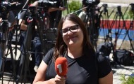 Uručenje nagrade "Đoko Vještica" Ani Marković u ponedeljak, 28. oktobra, u Pres centru UNS-a Uručenje nagrade "Đoko Vještica" Ani Marković u ponedeljak, 28. oktobra, u Pres centru UNS-a